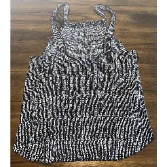 Intimately Free People Top Black/Pink Side Slits Tank Cami Bow Sz M Coquette - Picture 9 of 11